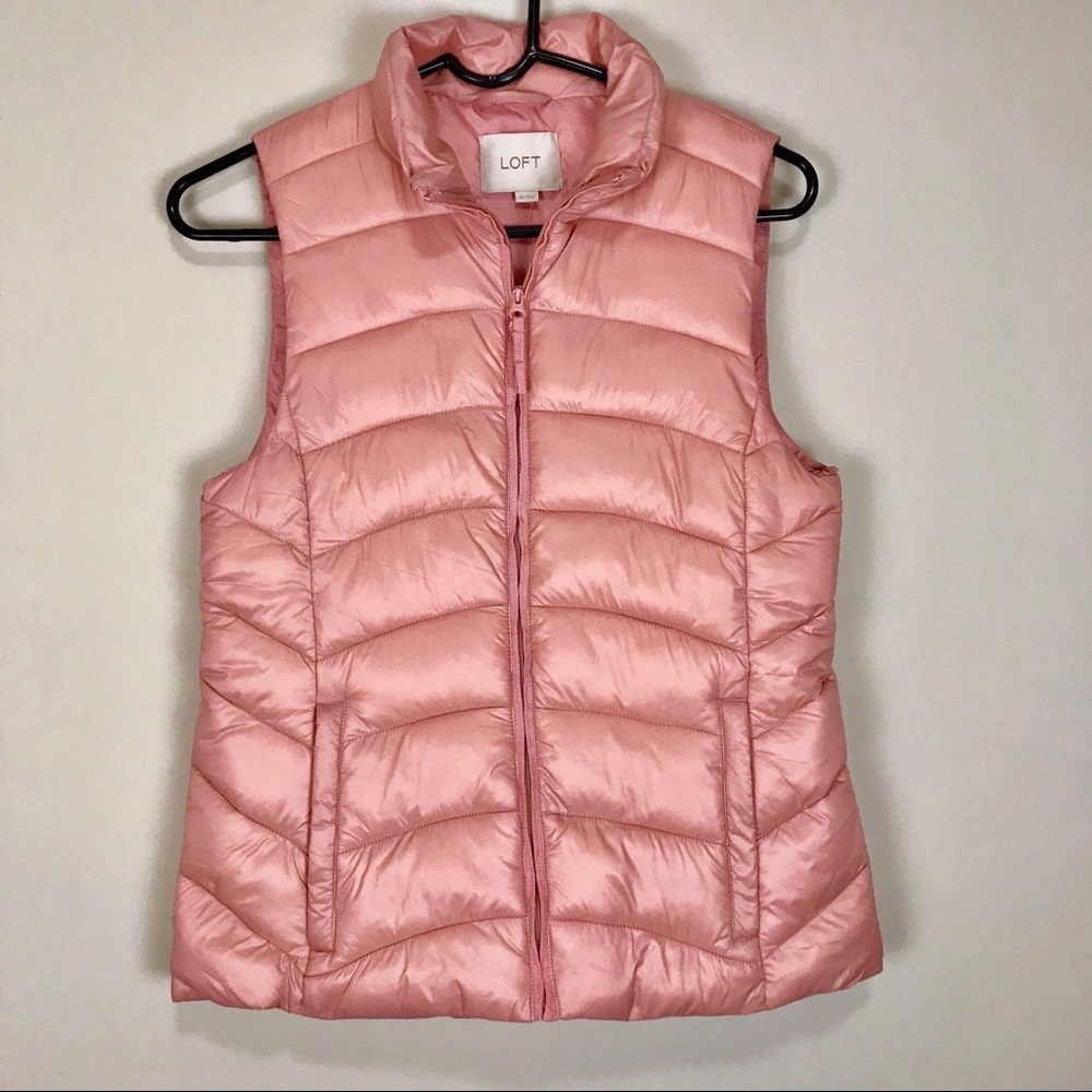LOFT | Pink Lightweight Vest. NWT